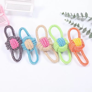 Pet rope-knitted toys