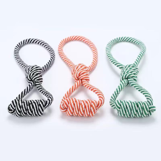 Pet rope knitted toys