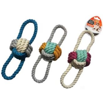 Pet rope knitted toys