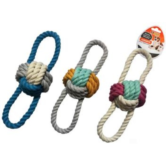 Pet rope knitted toys