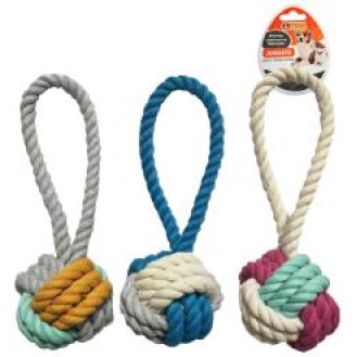 Pet rope knitted toys