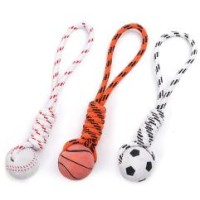 Pet rope knitted toys