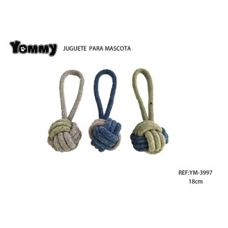 Pet rope knitted toys