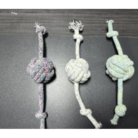 Pet rope knitted toys