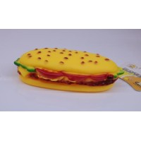 Pet chew toys hamburger