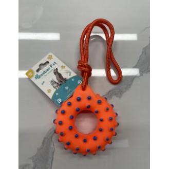 Pet chew toys with rope ring