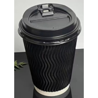 CC122-01512 oz paper coffee cup415ml12oz10set