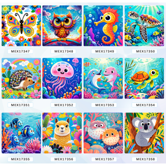 Diamond picture with frame