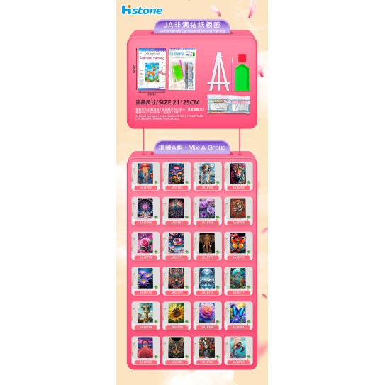 Diamond picture with stand