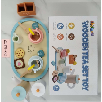 CC-141-001wooden tea set toy wooden toys