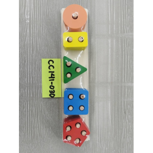 CC-141-030five columns wooden toys