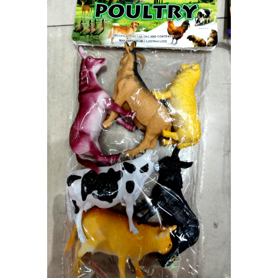 CC143-018 farm animal303-377#6pcs