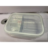 Glass food containertwo compartment1000ml