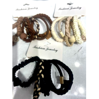 Combination hair ties 5pcs