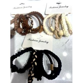 Combination hair ties5pcs