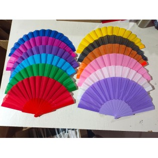 Vibrant Folding Hand Fan