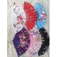 Vibrant Folding Hand Fan