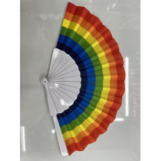 Vibrant Folding Hand Fan