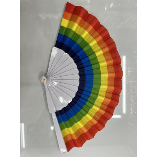 Vibrant Folding Hand Fan