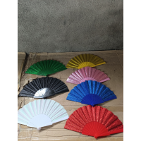 Vibrant Folding Hand Fan