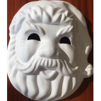 handmade mask Father Christmas