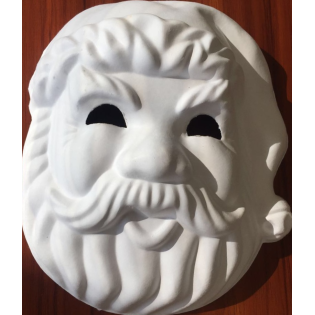 handmade mask Father Christmas