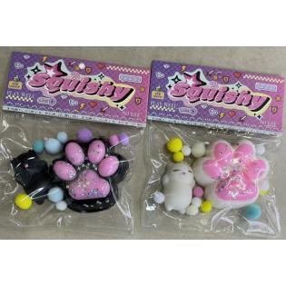 CC163-003 Glitter Cat Jellies Squeeze toy