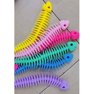 CC163-013 Fishbone Jellies Squeeze toy