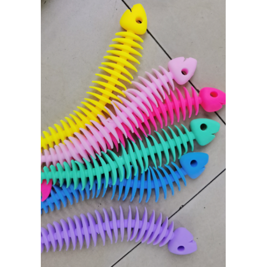 CC163-013 Fishbone Jellies Squeeze toy