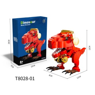 CC167-058 Block Dinosaur Building BlockT-REXT8028-01