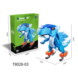 CC167-060 Block Dinosaur Building BlockStegosaurusT8028-03