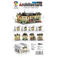 CC167-066 Architecture Classic Street Scene Building Block47006