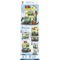 CC167-095 StreetCape Townlife Shop Mall Building Block47117