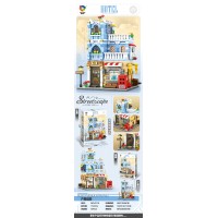 Street Cape Townlife Hotel Building Block