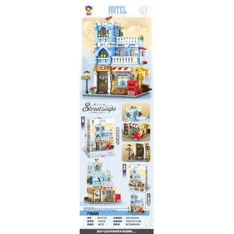 CC167-097 StreetCape Townlife Hotel Building Block47119