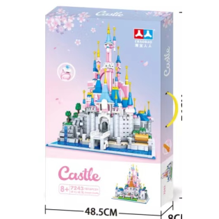 CC167-104 Princess Ice and Snow Castle Building BlockCB7243