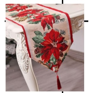33*180CM XMAS COTTON TABLE RUNNER