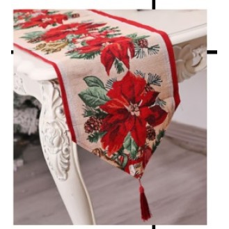 33*180CM XMAS COTTON TABLE RUNNER