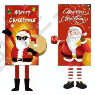 40*110CM XMAS FLAG DECO