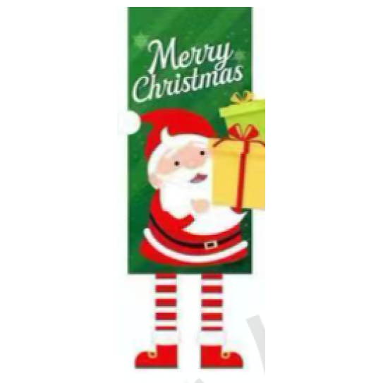 40*110CM XMAS FLAG DECO