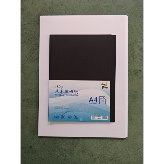 black paperboard A4*180G*16