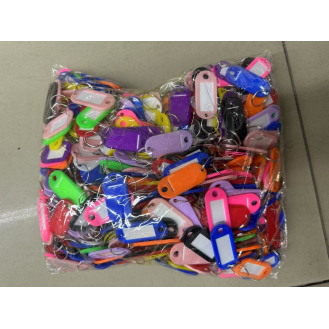 plastic key tag